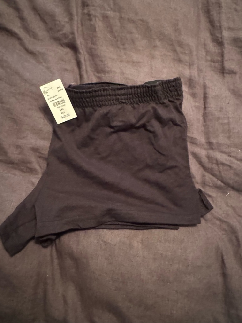 Low rise soffee shorts brand new size XL/8 Solid Black